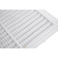 Решетка вентиляционная вытяжная без рамки (130x190 мм; белая) ВИЕНТО 1319В