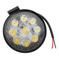 Светодиодная фара KRAFT 9LED 9-60V 27W (круглая) KT 700131