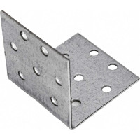 Крепежный равносторонний уголок РемоКолор KUR 2 мм, 50x50x50 мм 710-2055