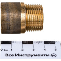 Переход Viegaник НВ 3/4", 1/2" бронза RX 441142