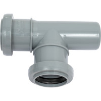 Тройник VALFEX 87.5 градусов, 40-40, внутренняя канализация 24040040