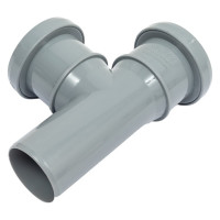 Тройник VALFEX 87.5 градусов, 40-40, внутренняя канализация 24040040