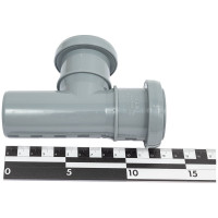 Тройник VALFEX 87.5 градусов, 40-40, внутренняя канализация 24040040