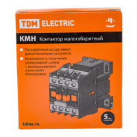 Контактор TDM КМН-11211 12А 110В/АС3 1НЗ SQ0708-0101