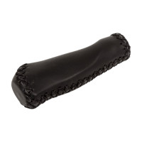 Грипсы JOY KIE MTB HL-GB310, 135 мм, эргономические, резина/кожзам, черные H000008037