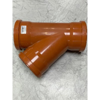 Тройник Ostendorf KGEA 3-х раструбный 110/110x45 Ger 220310