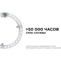 Светодиодный модуль со встроенным драйвером Apeyron 230В, 28Вт, smd2835, 2520Лм, 4000К, ø218x16мм 02-63