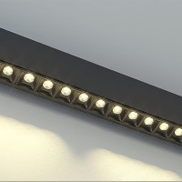 Светодиодный магнитный светильник FERON MGN300 трековый низковольтный, 18W, 1620 Lm, 3000К, 30 градусов, черный 41935