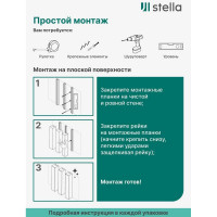 Интерьерная рейка STELLA Бриона МДФ, 16x40x2700 мм, Дуб Винтаж, упаковка 8 шт. ЦБ-00007389