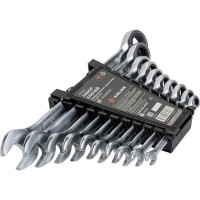 Набор ключей AIRLINE комбинированных трещоточных 10 предм. 8,10,12,13,14,15,17,19,22,24мм пласт.держат. AT-10-51