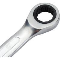 Набор ключей AIRLINE комбинированных трещоточных 10 предм. 8,10,12,13,14,15,17,19,22,24мм пласт.держат. AT-10-51