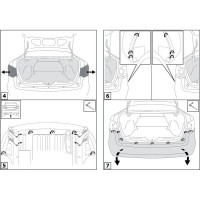 Фаркоп под квадрат Lada Vesta Лада Веста SD/SW 2015-н.в./Vesta CNG/Vesta Cross Кросс BERG F.6017.004