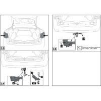 Фаркоп под квадрат Lada Vesta Лада Веста SD/SW 2015-н.в./Vesta CNG/Vesta Cross Кросс BERG F.6017.004