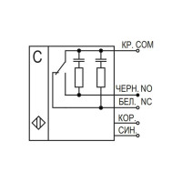 Емкостный датчик Sn=20 мм, корпус М30x1,5 Пластмасса, Невстраиваемый, IP67, 24-250 AC, NO/NC ТЕКО CSN E88P-861-20-L 00-00023215