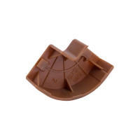 Поворот IEK ELECOR 90град КМП 15x10 дуб 4шт.компл EL-KK10D-P-015-010-K11