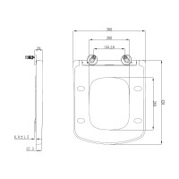 Крышка-сиденье для унитаза ALLEN BRAU Liberty HDA352 00280865