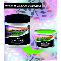 Художественный лак SAFORA глянцевый/акриловый/высококлассный/защитно-декоративный 600г L9
