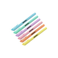 Набор текстовыделителей Kores High Liner Pastel толщина линии 1-4 мм, 6 цветов 1336208