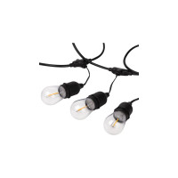 Гирлянда ЭРА нить Филамент ERABL-FIL1 4.5 м, 10 LED, теплый белый, E27, каучук, IP44 Б0056017