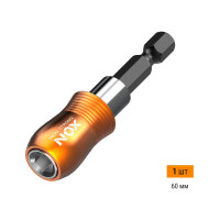 Держатель для бит QUICK LOCK (60 мм; карта; E6.3) NOX 350500