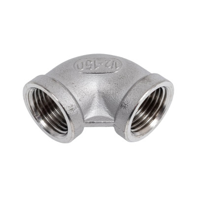 Отвод TITAN LOCK 90 градусов, нержавеющий (уголок) ВР/ВР 1/2" AISI304 TL050ELFF