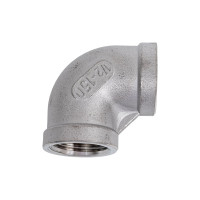 Отвод TITAN LOCK 90 градусов, нержавеющий (уголок) ВР/ВР 1/2" AISI304 TL050ELFF