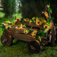 Садовая гирлянда на солнечной батарее Uniel Подсолнухи USL-S-138/PT2300 SUNFLOWERS UL-00009377