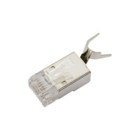 Коннектор NIKOMAX RJ45/8P8C, Кат.6, 50мкд, 100шт. NMC-RJ88RZ50SE3-T-100