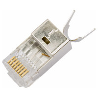 Коннектор NIKOMAX RJ45/8P8C, Кат.6, 50мкд, 100шт. NMC-RJ88RZ50SE3-T-100