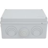 Коробка Экопласт JBS210 КУП 8x12мм, 14 зажимов, 150А, о/п, 210x150x100, 8 вых, IP55 44016KP
