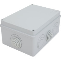 Коробка Экопласт JBS210 КУП 8x12мм, 14 зажимов, 150А, о/п, 210x150x100, 8 вых, IP55 44016KP