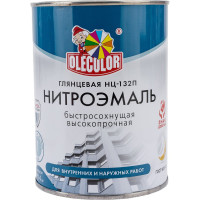 Эмаль OLECOLOR НЦ-132П красный, 0.7 кг 4100000060