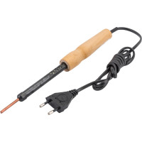 Паяльник TDM ELECTRIC ЭПЦН-25, деревянная ручка, мощность 25 Вт, 230 В, подставка в комплекте, Рубин SQ1025-0501