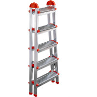 Стальная двухсторонная стремянка Perilla ЯРУС 5 ступеней 122405