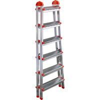 Стальная двухсторонная стремянка Perilla ЯРУС 6 ступеней 122406