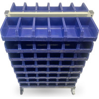 Мобильный стеллаж с ящиками МеталлКарт Д 209