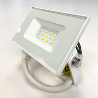 Светодиодный прожектор truEnergy IP65 10W 6500K 800Lm 111x98x22 мм белый алюминий 13110