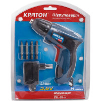 Аккумуляторный шуруповерт Кратон CSL-3B-H 3 11 01 048