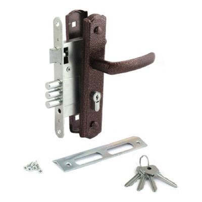 Врезной замок Avers ЗВ4-1-8, медь ЗЕНИТ 20745 00020745