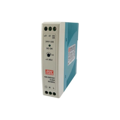 Источник питания Mean Well MDR-20-24 AC-DC 24Вт Т00249982