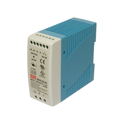Источник питания Mean Well AC/DC MDR-60-24 Т00252360