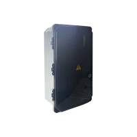 Пластиковый корпус с монтажной панелью KRZMI Solid ЩМПпл-5 прозрачная дверь 543x311x164 IP55 4651117991420