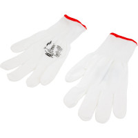 Трикотажные перчатки ARCTICUS белые, полиэстер, без покрытия, 13G, р.7 7220 ARC-74