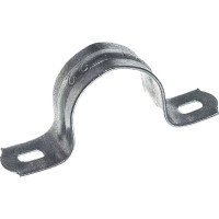 Металлическая двухлапковая скоба ЭРА d21-22 мм 100 шт Б0036428