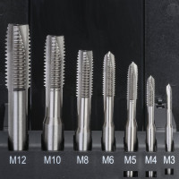 Набор машинных метчиков Terrax by RUKO M3-М12 мм HSSE 7пр A245057ETX