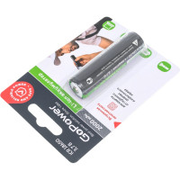 Аккумулятор GoPower Li-ion 18650 BL1 3.7V 2000mAh с защитой высокий контакт 00-00018353