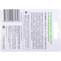 Аккумулятор GoPower Li-ion 18650 BL1 3.7V 2000mAh с защитой высокий контакт 00-00018353