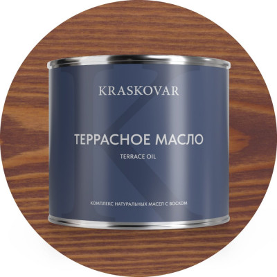Масло террасное Kraskovar Гранатовый, 2,2 л 1258