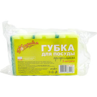 Губка для посуды Золушка Трио профильная, 3 шт. 4323