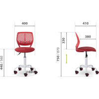 Кресло UTFC С-01 Кидс/KID's розовое ИКМКидс3